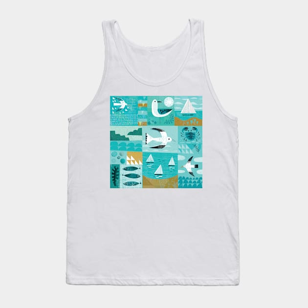 Seaside Tank Top by Gareth Lucas